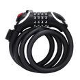 thumbnail image 1 of Bike Lock Cable 1.2M High Security 4 Digit Resettable Combination Coiling Bike Cable Lock Anti Theft Bicycle Cable Locks, 1 of 7