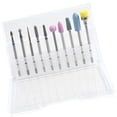 thumbnail image 1 of Juego de brocas de uñas perfecl portátil multifunción acero de tungsteno 10 piezas, 1 of 7