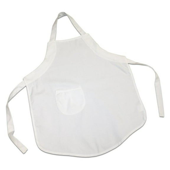 Aunt Martha's Fancy Cut Youth Child White Apron Size 20"x 24"