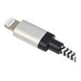 thumbnail image 6 of LBT (4-Ft) USB-C to 8-Pin Braided Charge Cable - Silver/White/Black, 6 of 8