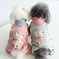 thumbnail image 2 of Teddy Dog 4-Legged Warm Coat - Eye-Catching Wear-Resistant Fabric - Puppy Dog Jacket - Pet Shop Supplies, 2 of 8