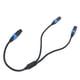 thumbnail image 1 of Cable Divisor XLR, Evita Interferencias Cable De Sonido Balanceado XLR Sonido HiFi De 3 Pines Hembra A Macho Dual 23,6 Pulgadas Para Micrófono Para Amplificador, 1 of 7