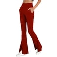 thumbnail image 3 of Vibrex Leggings for Women High Waisted,Women's High Waist Solid Color Hip Lifting Exercise Fitness Tight Yoga Pants Leggings Compression Pants, 3 of 7