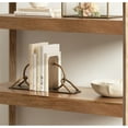 thumbnail image 2 of Kate and Laurel Chenery Vintage Two-Piece Metal Bookends for Bookshelf Decor, Set of 2, 6 x 4 x 7, Antique Gold, Decorative Equestrian Bookend Set for Use as Wall Shelf Filler or Entryway Table Decor, 2 of 9