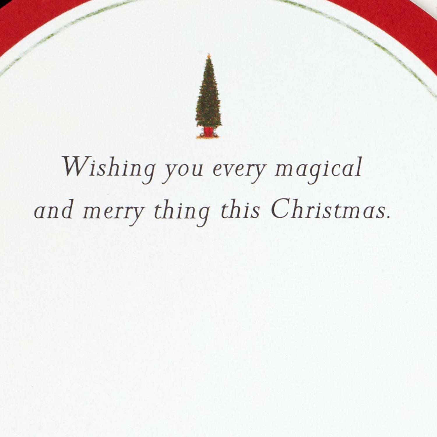 Hallmark Paper Wonder Musical 3D Pop-Up Christmas Card (Night Before Christmas Snow Globe, Plays "Up on the Housetop")