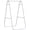 White, variant on NeoNiches Hammock Chair Stand Only, Hanging Chair Stand, Heavy Duty Solid Steel A-Frame Construction for Hanging Hammock, Max Load 330 LBS Air Porch Swing for Indoor Outdoor, White