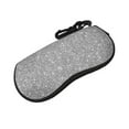 thumbnail image 2 of Picia GlitterSilver Print Sunglasses Case, Eyeglasses Case Protector Large Glasses Case, Key Lock Case Protective Glasses Holder Eyeglasses Cases, 2 of 8