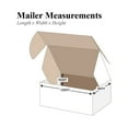 thumbnail image 2 of Office Depot® Brand Deluxe Literature Mailers, 18" x 12" x 6", White, Pack Of 25, 2 of 2
