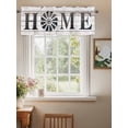 thumbnail image 2 of Valances for Windows Vintage Home Rod Pocket Cafe Window Treatments Valance Curtains for Kitchen Bathroom Laundry Basement Windows 42"x18", 2 of 9