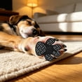 thumbnail image 7 of huayou Non Slip Dog Paw Protector Pads, Breathable Anti Wear Foot Stickers, 4 Pack, Decoration, for Pet Outdoor Use, 1.77x1.5 inch, Black, 7 of 7
