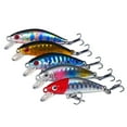 thumbnail image 2 of Splihome 5Pcs Fishing Lures Sinking Minnow Wobblers Artificial Hard Bait Bass Tackle, 2 of 9