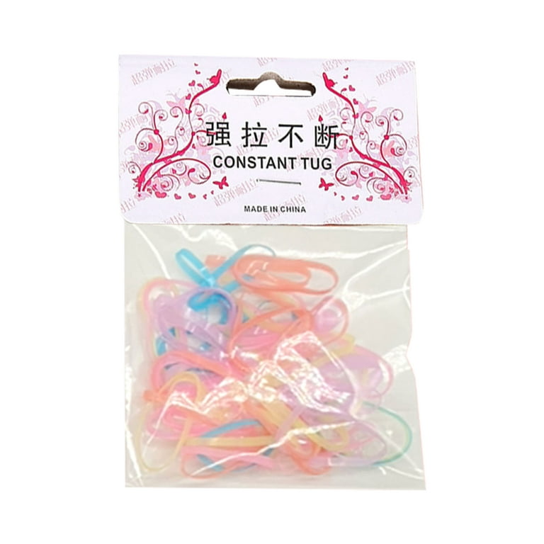 Colorful Rubber Band Kids Girl Colorful Fashion Disposable Rubber