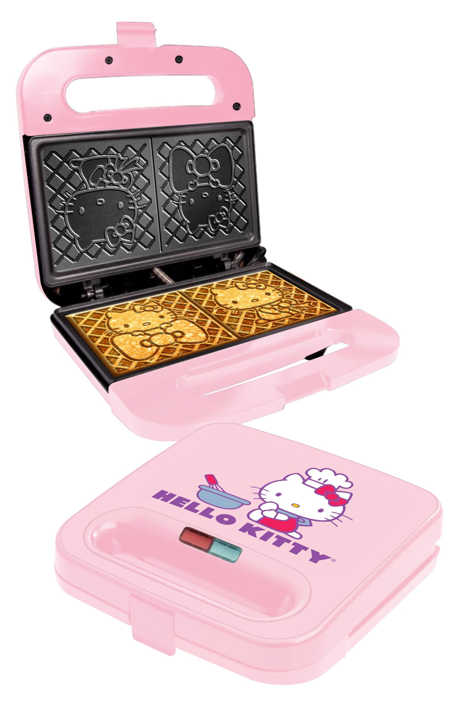 Uncanny Brands Hello Kitty DoubleSquare Waffle Maker