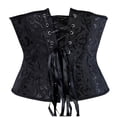 thumbnail image 1 of Prolriy Corset Shapewear Ropa interior Corsés Talla Moda Traje Plus Mujeres Shapewear con varillas Shapeware Entrenador de cintura para mujeres Fajas para mujeres Body Shaper Negro M, 1 of 5