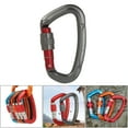 thumbnail image 3 of Mosquetón Baoblaze de escalada con compuerta roscada de 25 D Gris, 3 of 8