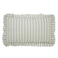 thumbnail image 5 of VHC Brands Farmhouse Bedding Finders Keepers White Tan Striped Pillow Cover Ruffled King Sham 21x37, 5 of 5
