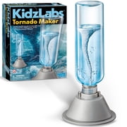 4M: KidzLabs: Tornado Maker - DIY A Battery Powered Tabletop Water Tornado, Empty Bottle Construction, STEM Science Craft & Activity Kit, Kids Age 8+