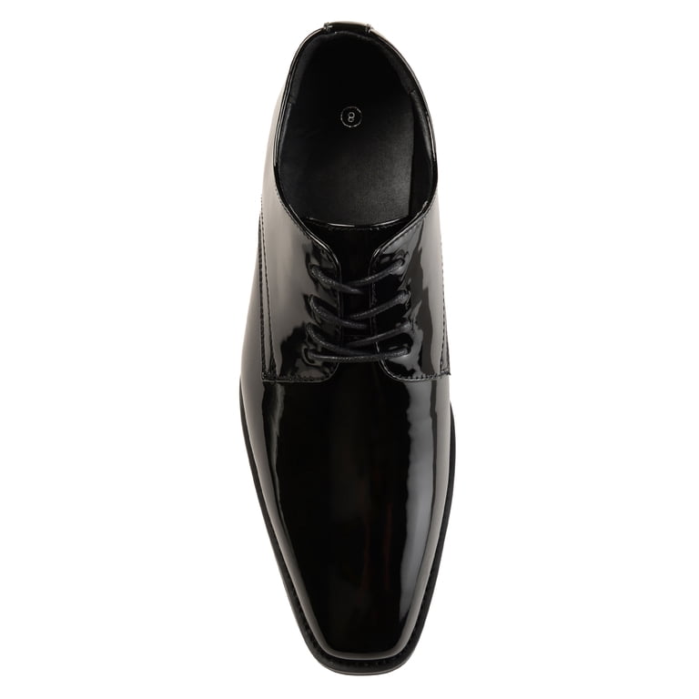 Vance Men\'s Black Patent Leather Dress Shoes Vance Mens Giovanni Slip-on Venetian Dress Loafer, Patent  main image 4