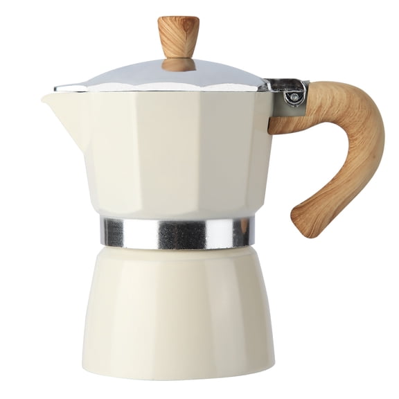 Espresso Maker, Coffee Percolator, Turkish Coffee Maker 6 Cup, Cream Color Coffee Maker Camping Coffee Pot Manual