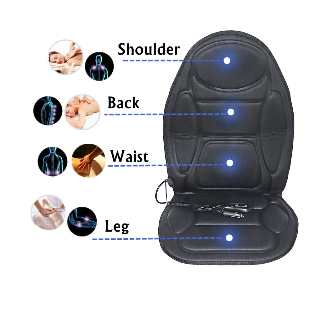 8 Mode Vibration Car Back Massager, Back Massage Cushion with Heat, 5