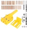 thumbnail image 1 of 41Pcs/Set ABS Woodworking Punch Locator Set Doweling Pocket Hole Jig Puncher Tool, 1 of 14