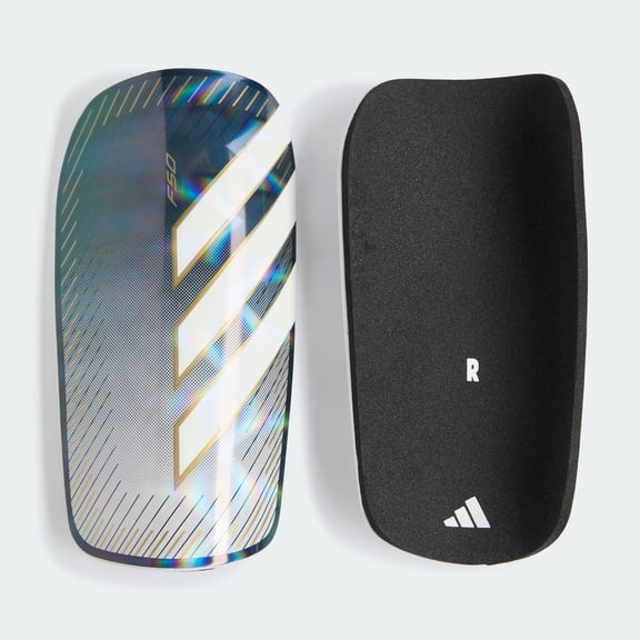 adidas F50 Club Soccer Shin Guards - White/Carbon