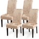 thumbnail image 1 of GoldVelvet Chair Cover, Stretch Dining Chair Cover Set of 4, Modern Removable and Washable Parsons Chair Cover for Wedding, Bar, Home, Kitchen Decor, 1 of 5