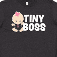 thumbnail image 4 of Inktastic Tiny Boss with Baby in Suit Youth T-Shirt, 4 of 5