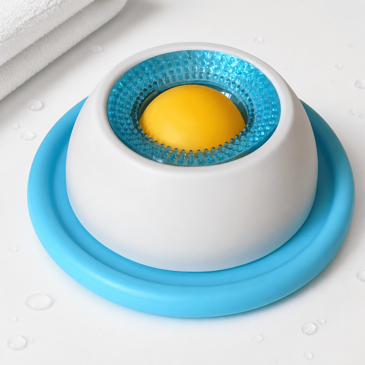 Dog Lick Bowl, Dog Cat Enrichment Toys - Interactive Slow Feeder & Anxiety Relief Treat Dispenser with Non-Slip Base for Puppy Kitten Mental Stimulation