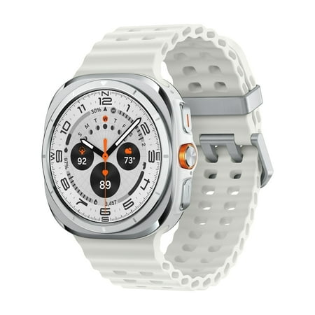 Restored Samsung Galaxy Watch Ultra 47mm Smart Watch, Titanium, LTE, Titanium White (Refurbished)