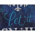 thumbnail image 5 of Meadow Creek Winter Outdoor Garden Flag, Let it Snow, Snow Flake, 18" x 12.5", 5 of 7