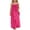 Hot Pink, variant on HOWPAY Girls' Dresses Sleeveless Swing Flowy Dresses Spaghetti Strap Solid Color Lightweight Summer Loose Fit Beach Casual Sundress Black
