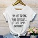 thumbnail image 2 of Gibobby Playera&nbsp;Moda Camiseta de mujer O-cuello Imprimir Top Blusas de moda casual Blusa de mujer de manga corta con letras（Blanco， XL), 2 of 4