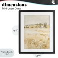 thumbnail image 4 of Stupell Industries Transitional Farm Country Meadow with Daisies Black Framed Print Under Glass, 13 x 16, by Creative Studio, 4 of 8