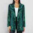 thumbnail image 1 of Vedolay Womens Tops Womens Casual Long Sleeve Open Front Work Office Fashion Blazer Jackets,Green 3XL, 1 of 5