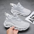thumbnail image 3 of ZUTY Womens Running Shoes Tennis Sneakers Walking Gym Sports Slip on Work Non Slip Athletic Workout Casual Lightweight Breathable Fashion White 6, 3 of 6