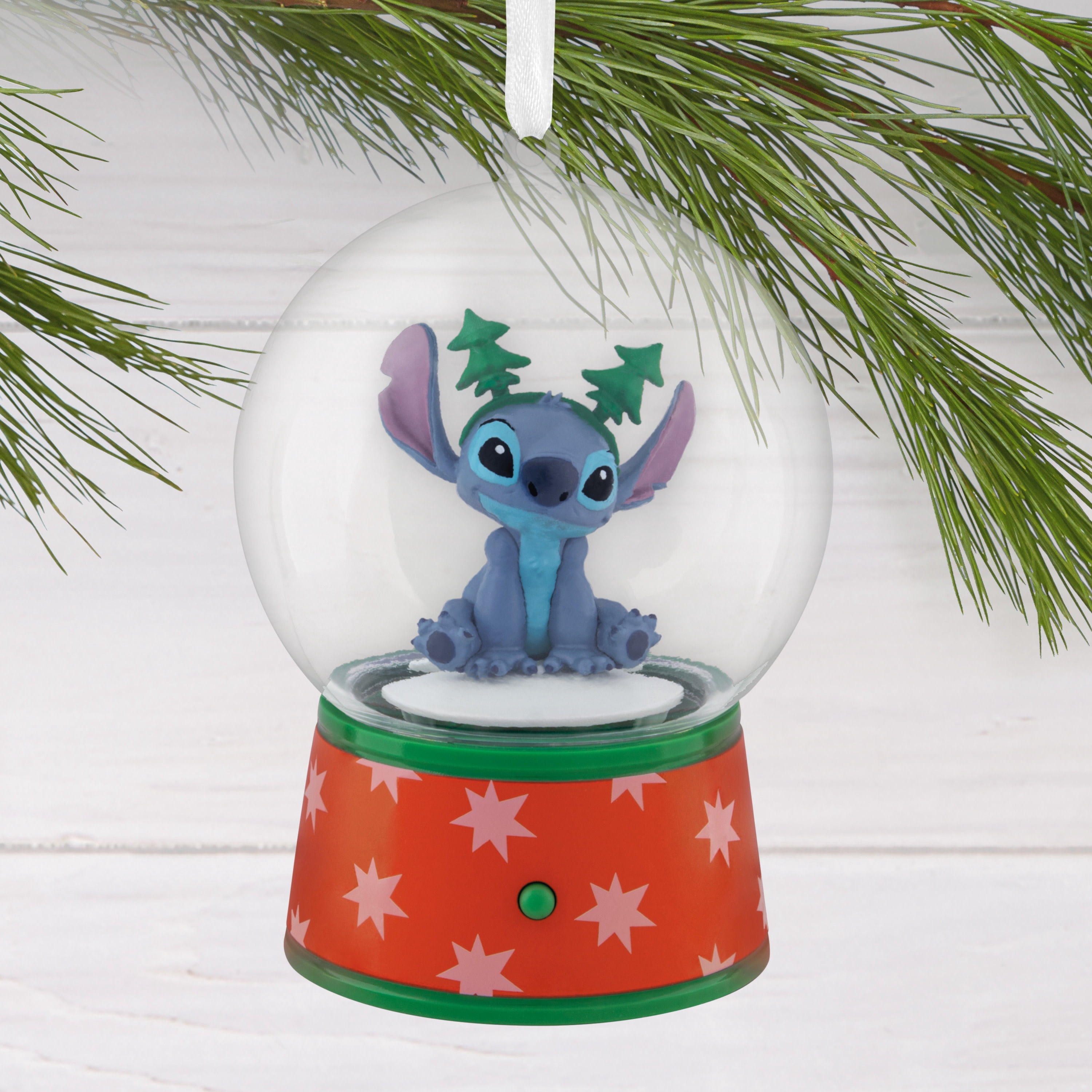 Hallmark Ornament (Disney Stitch Musical Snow Globe With Motion), 1 Count