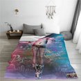 thumbnail image 6 of Suicide Squad Harley Quinn Flannel Blanket Ultra-Soft Micro Fleece Throw Blanket For Bed Sofa Couch Car Office Unisex Adult Fuzzy Bed Blanket Cozy Kids Throw Blanket 50"x40", 6 of 8