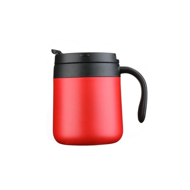 Advancent Frasco al vacío taza de café de acero inoxidable portátil hogar Camping senderismo viaje interior exterior botella de agua aislada taza Juegos de servir café y té Rojo 500ml Advancent HA071847-05