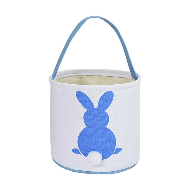 Panier Animal Mignon de Rangement Textile pour la Maison à Moins de 10, Lapin de Fête, Lapin Imprimé, Sac en Toile pour Transporter des Bonbons, Cadeau
