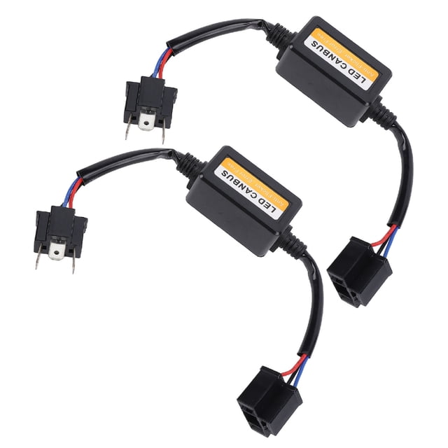 Decodificador CANbus LED H4, Decodificador Cancelador De Advertencia CANbus Plug And Play Fácil De Cablear DC 9-16V Alta Eficiencia Para Coche