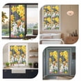 thumbnail image 7 of Easter Bunny Window Privacy Film, Yellow Flowers Vintage Country Leaves Pastoral Static Cling UV Sun Blocking Heat Control Window Tint Day and Night, Non-Adhesive One Way Privacy Cover 19.6''x39.3'', 7 of 7