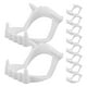 thumbnail image 2 of 10 piezas de dientes de plástico colmillos de cosplay dentaduras postizas de miedo para la fiesta de Halloween (dientes falsos blancos), 2 of 6