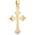 thumbnail image 2 of Brilliance Fine Jewelry14 KT Yellow Gold Fancy Cross Religious Pendant, 2 of 4