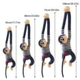 thumbnail image 5 of EUBUY Gibbon Plush Toy Simulation Hanging Gibbon Doll Stuffed Cotton Long Arm Monkey Animal Doll Toy Paste Hands Soft Home Decoration Gifts for Children Dark Blue 29.52", 5 of 10