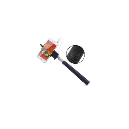 CiCi Gadgets Wired Selfie Stick with Shutter Button - Black CiCi Gadgets Wired Selfie Stick with Shutter Button - Black