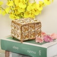 thumbnail image 2 of MasteelfCA 1pc Desktop Jewelry Box Square Jewelry Organizer Jewelry Storage Container, 2 of 7