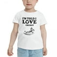 thumbnail image 2 of I'm Told I love Cricket Cute Toddler T Shirts for Boys Girls (White, 4T), 2 of 5