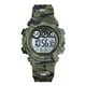 thumbnail image 3 of Reloj Niños Deportivo Luminoso Impermeable Camuflaje Militar Color de la correa Verde, 3 of 5