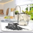 thumbnail image 5 of Bird Head Black Dish Drying Mat Dish Drainer Rack Mats Water Absorbent Non-Slip Easy Clean Heat Resistant for Kitchen Counter, 5 of 8